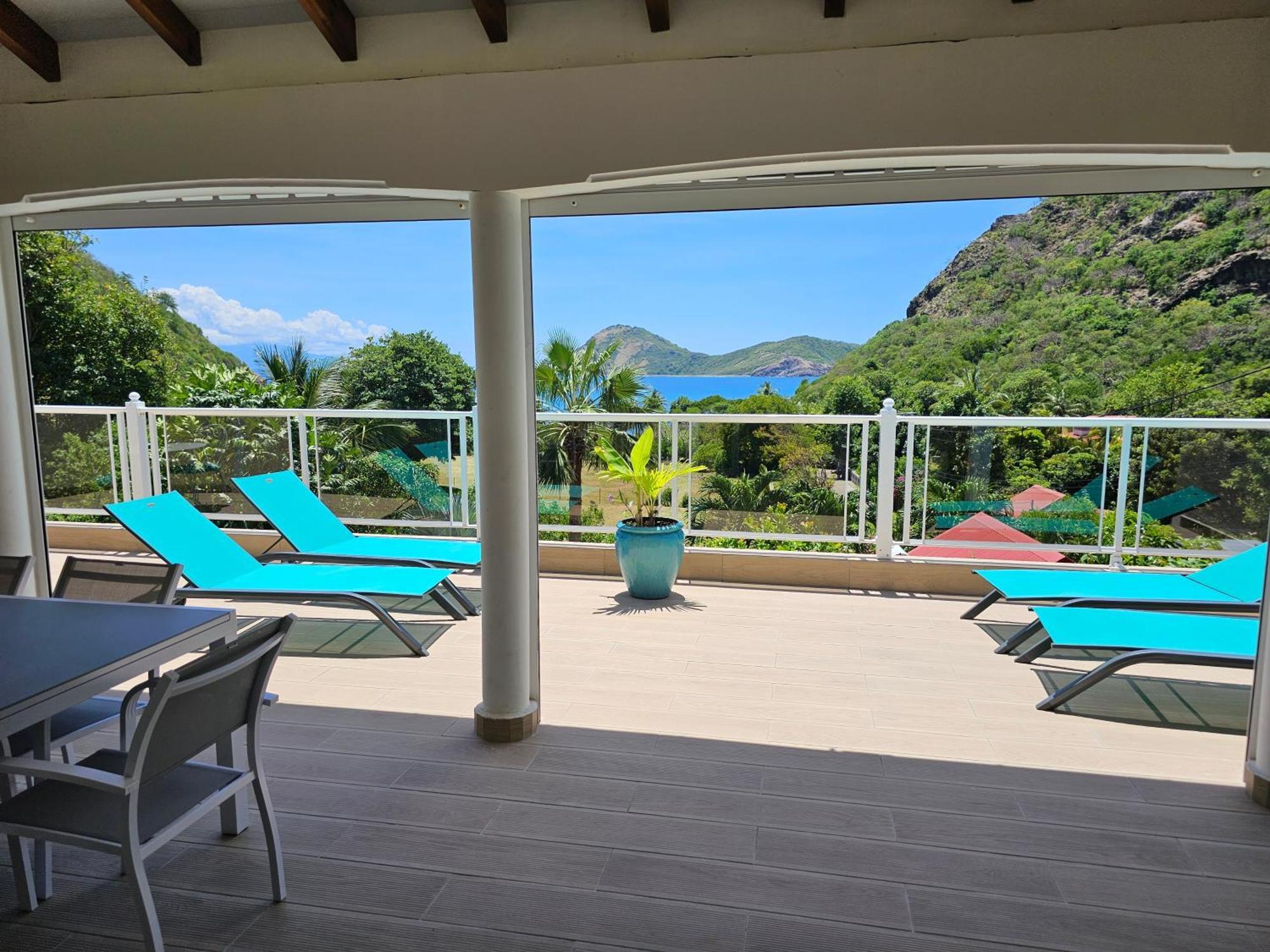 Villa Celyote - Haut De Villa, Vue Mer, A 150M De La Plage Anse Figuier テール・ド・オー エクステリア 写真