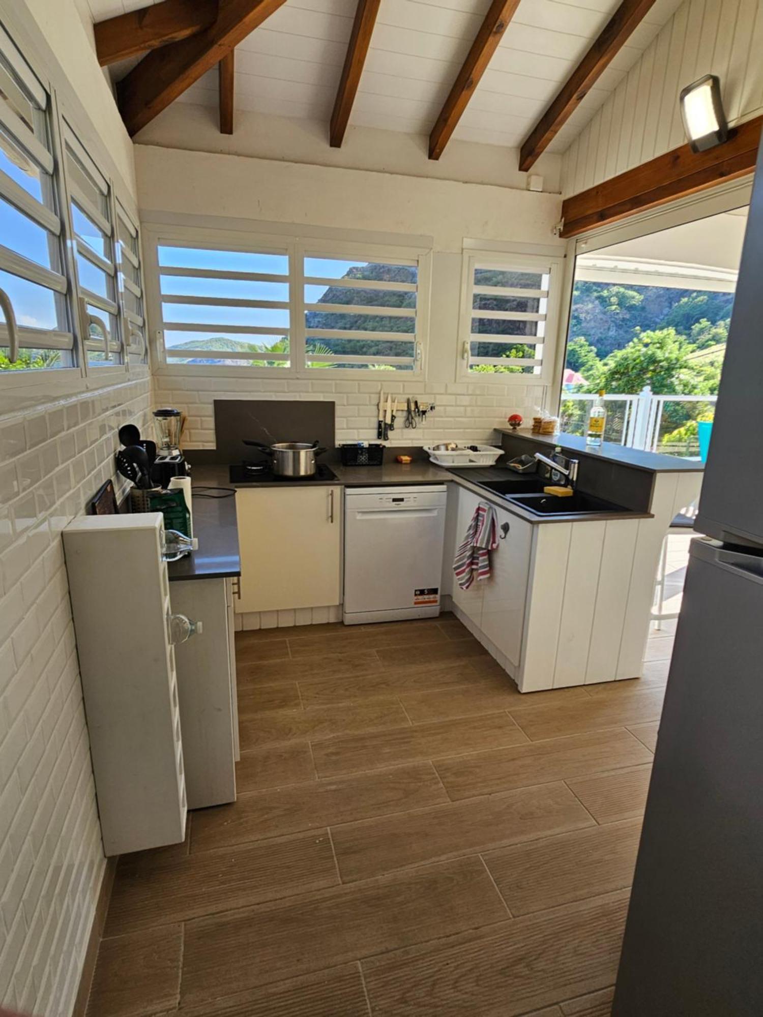 Villa Celyote - Haut De Villa, Vue Mer, A 150M De La Plage Anse Figuier テール・ド・オー エクステリア 写真